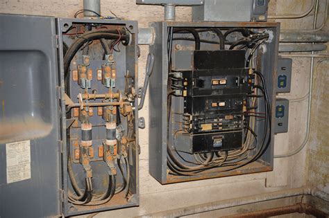 how to strip and repait a metal breaker box|damaged electrical panels repair.